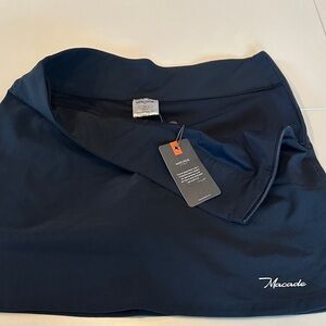 NWT Macade Black Women’s Skort - Athletic Performance Skirt with Shorts